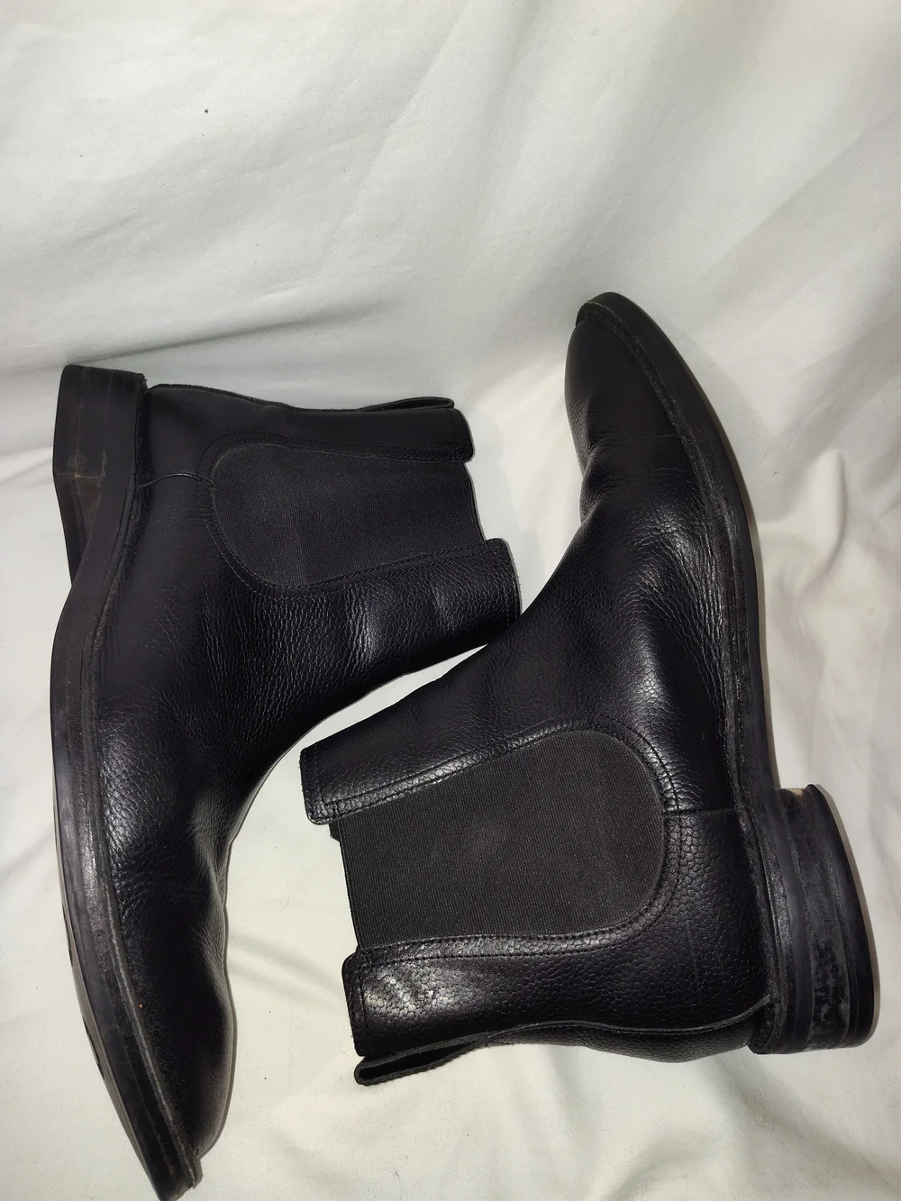 Cole Haan Black Leather Chelsea Ankle Boots